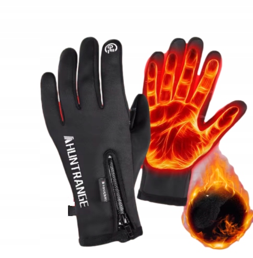 Elektrické vyhřívané sportovní rukavice r.XL černé
