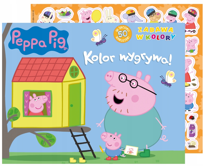 Świnka Peppa Zabawa w 8 Kolor wygrywa! Kd