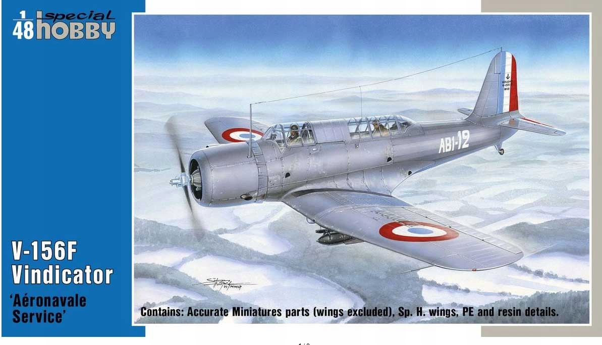 Special Hobby SH48213 148 V-156F Vindicator Aéronavale Service