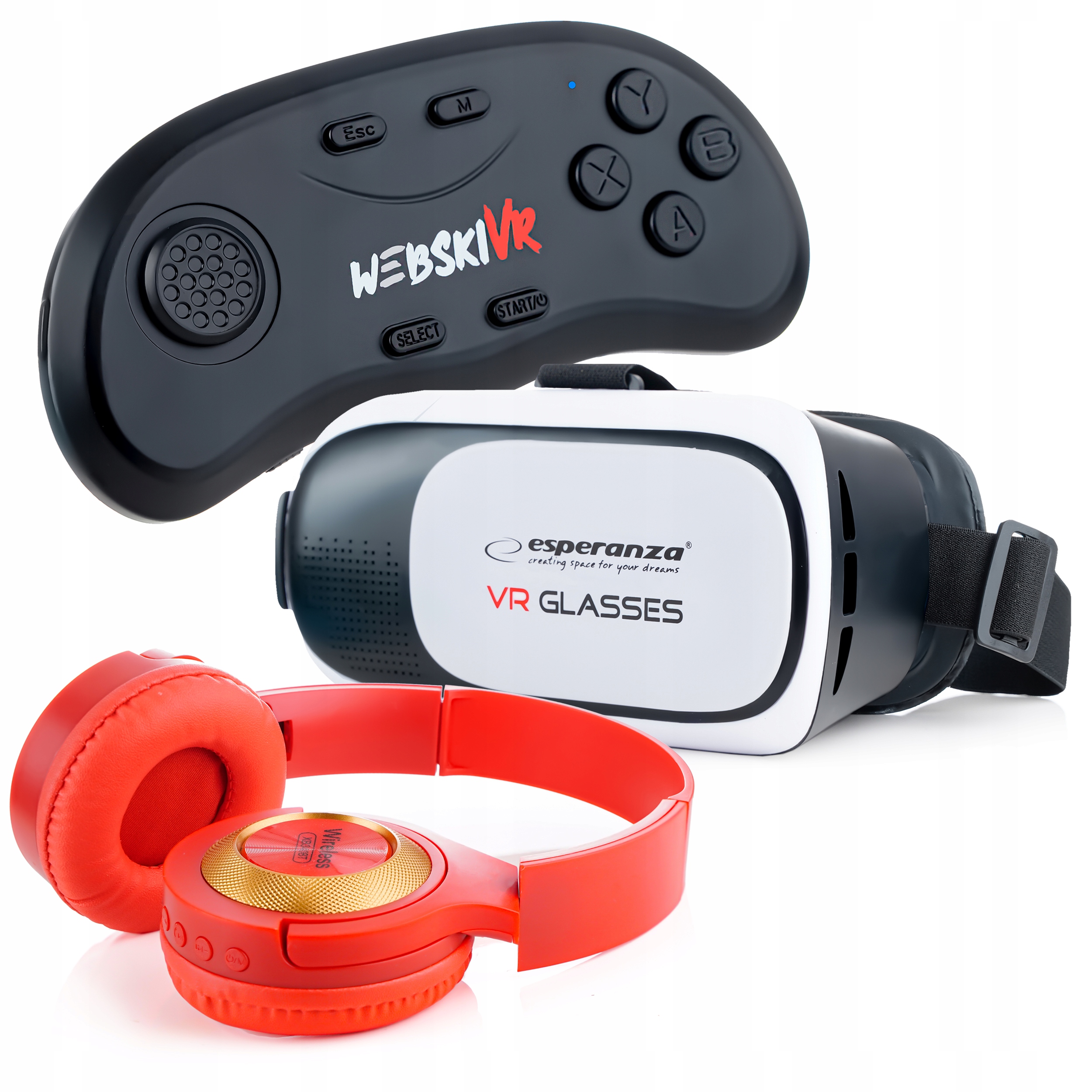 WIRTUALNA RZECZYWISTOŚĆ GOGLE 3D OKULARY VR 360