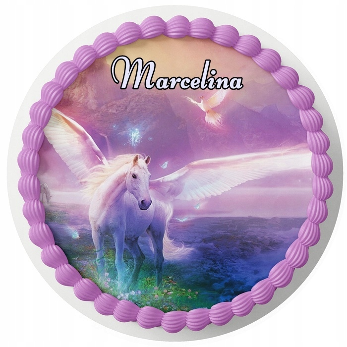 UNICORN Jednorożec opłatek na tort DUŻY WYBÓR Typ opłatek na tort