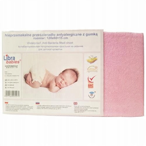 

Libra-Babies Prześcieradło nieprzemakalne 120x60cm
