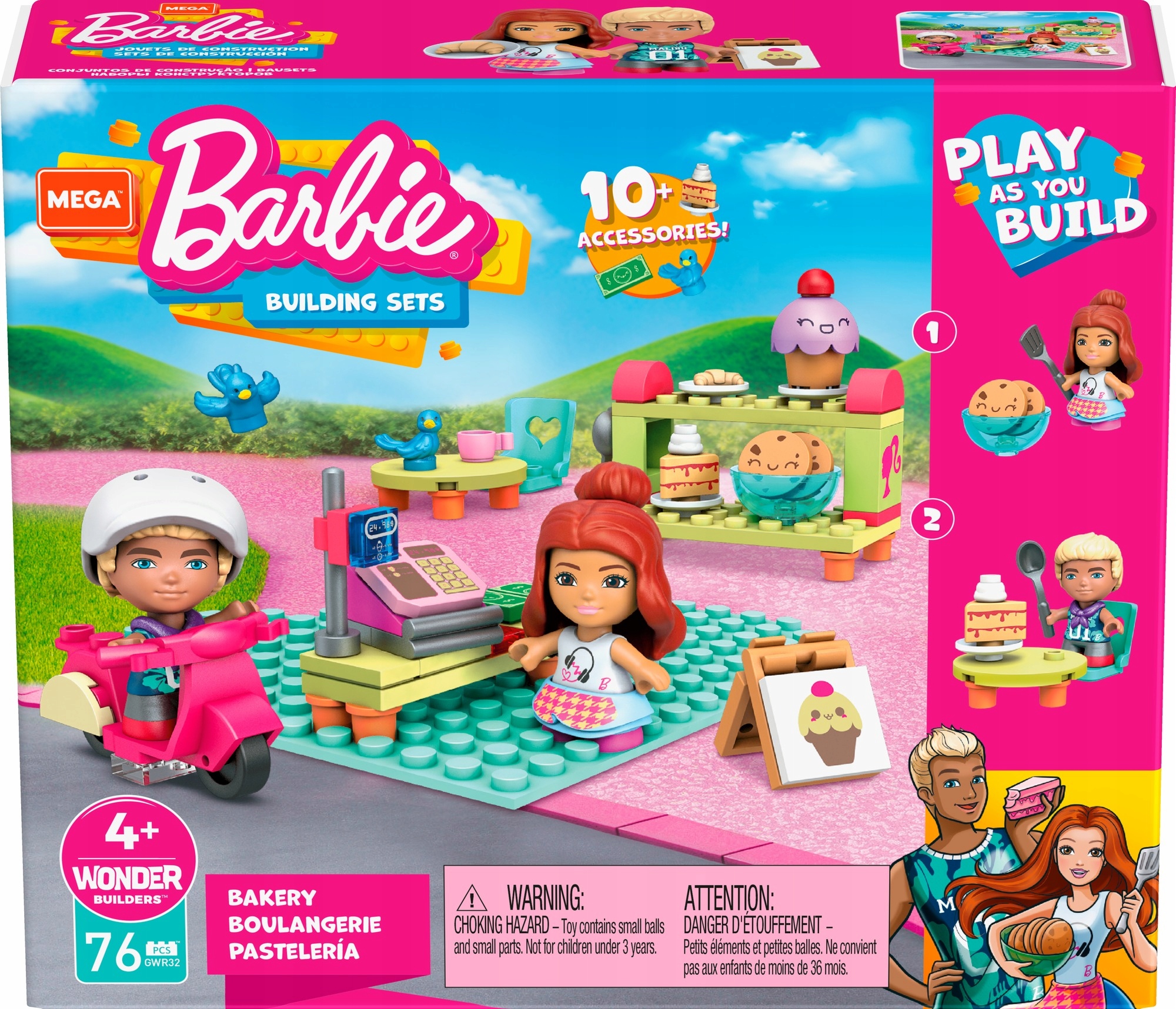 

Mattel Barbie Klocki Cukiernia GWR32