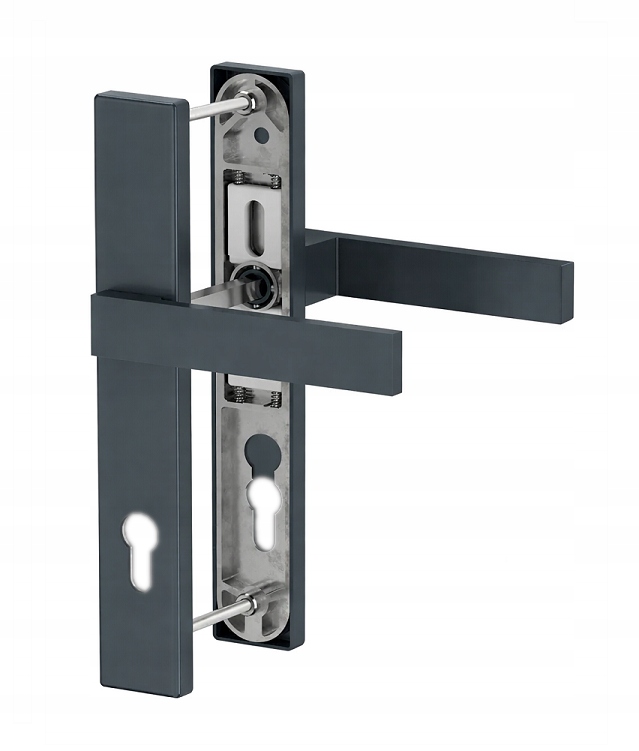 Klamka pod roletę (niska) R-92mm DUBLIN37 antracyt