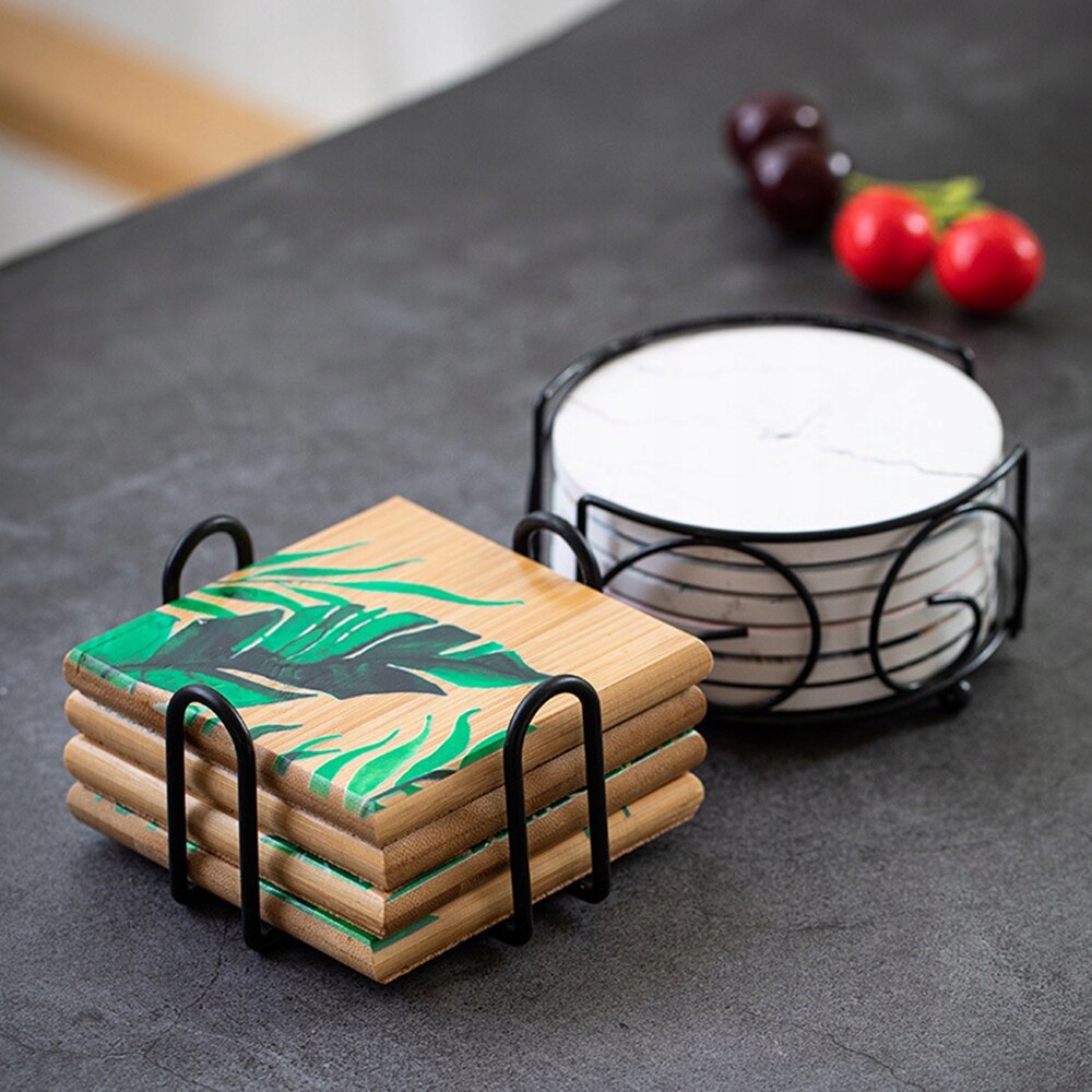 Coaster Holder Mat Storage Rack Cup Mat Case Drink