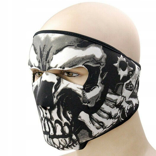 Maska pod kask NA MOTOCYKL QUAD SNOWBOARD NARTY