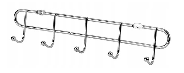 

Wieszak Ścienny Na Ubrania Ręczniki Ścierki Chrom