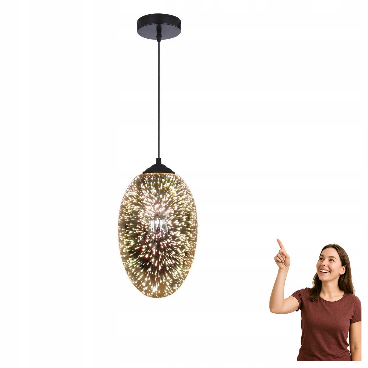 Závesná lampa 20 3D Galactic 1 31-56122 Candellux