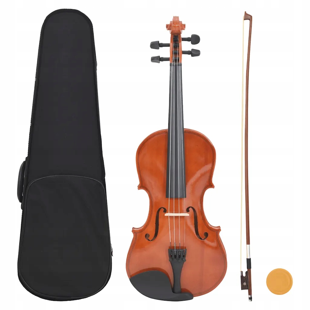 Sada houslí 4/4 v přírodní barvě, délka 59 cm, s příslušenstvím