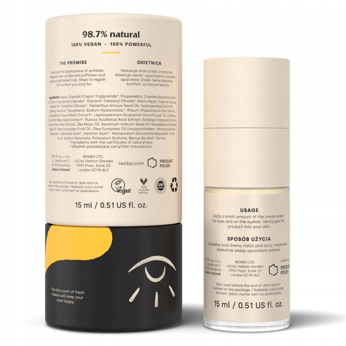 Resibo, Yes Eye Care, Krem pod oczy, 15 ml Marka Resibo