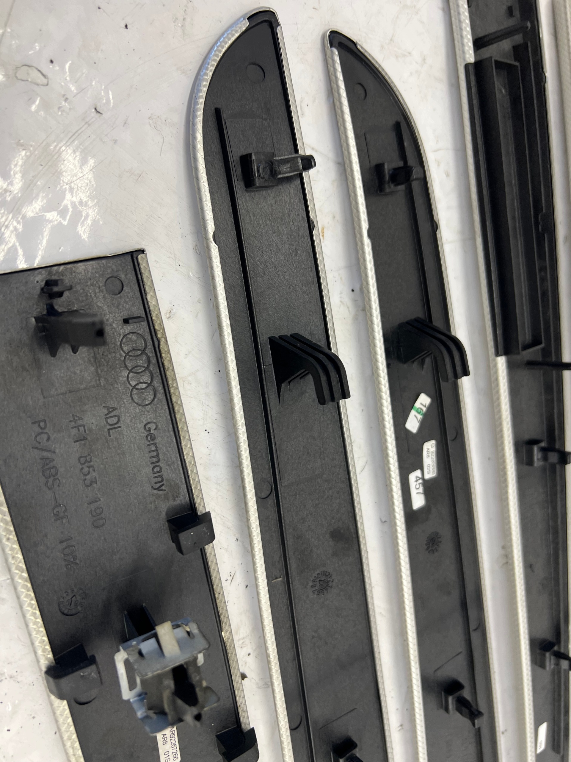 AUDI A6 C6 LIFT DEKOR DEKORY ALUMINIUM 4F1853190