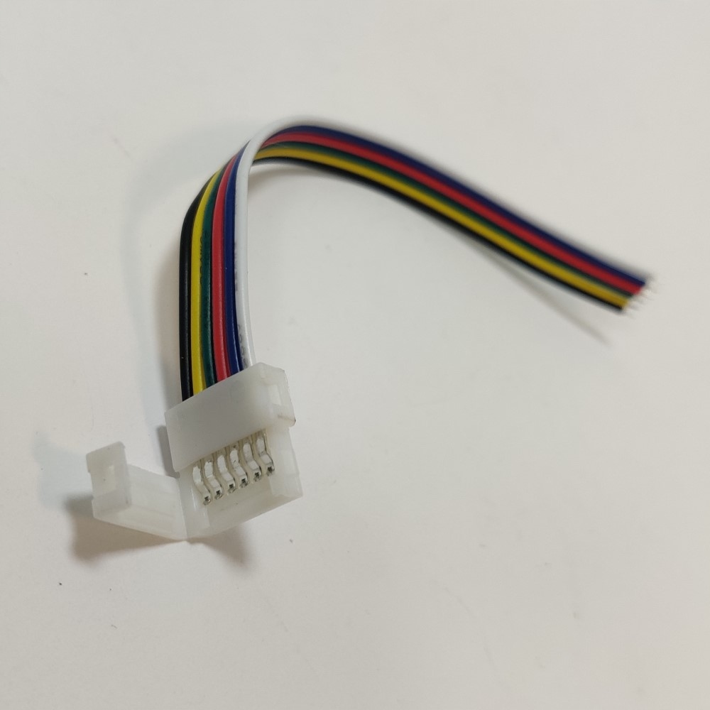 5XZłączka pojedyncza do taśmy LED RGB+CCT 12mm Kod producenta CLICKRGBCCTZ1K_6PIN