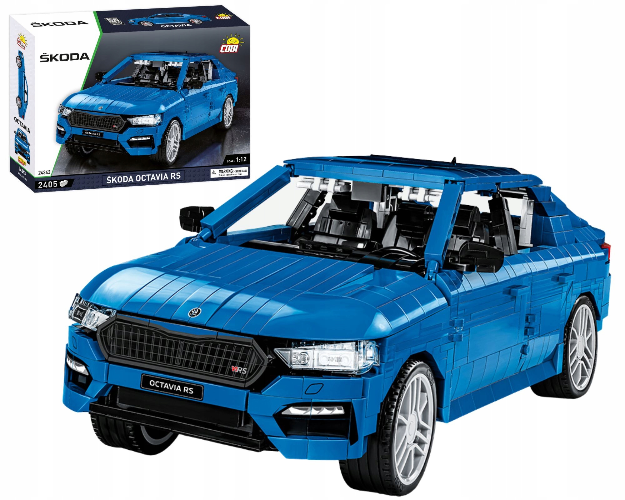 

Cobi 24343 Samochód Škoda Octavia Rs 1:12 Klocki