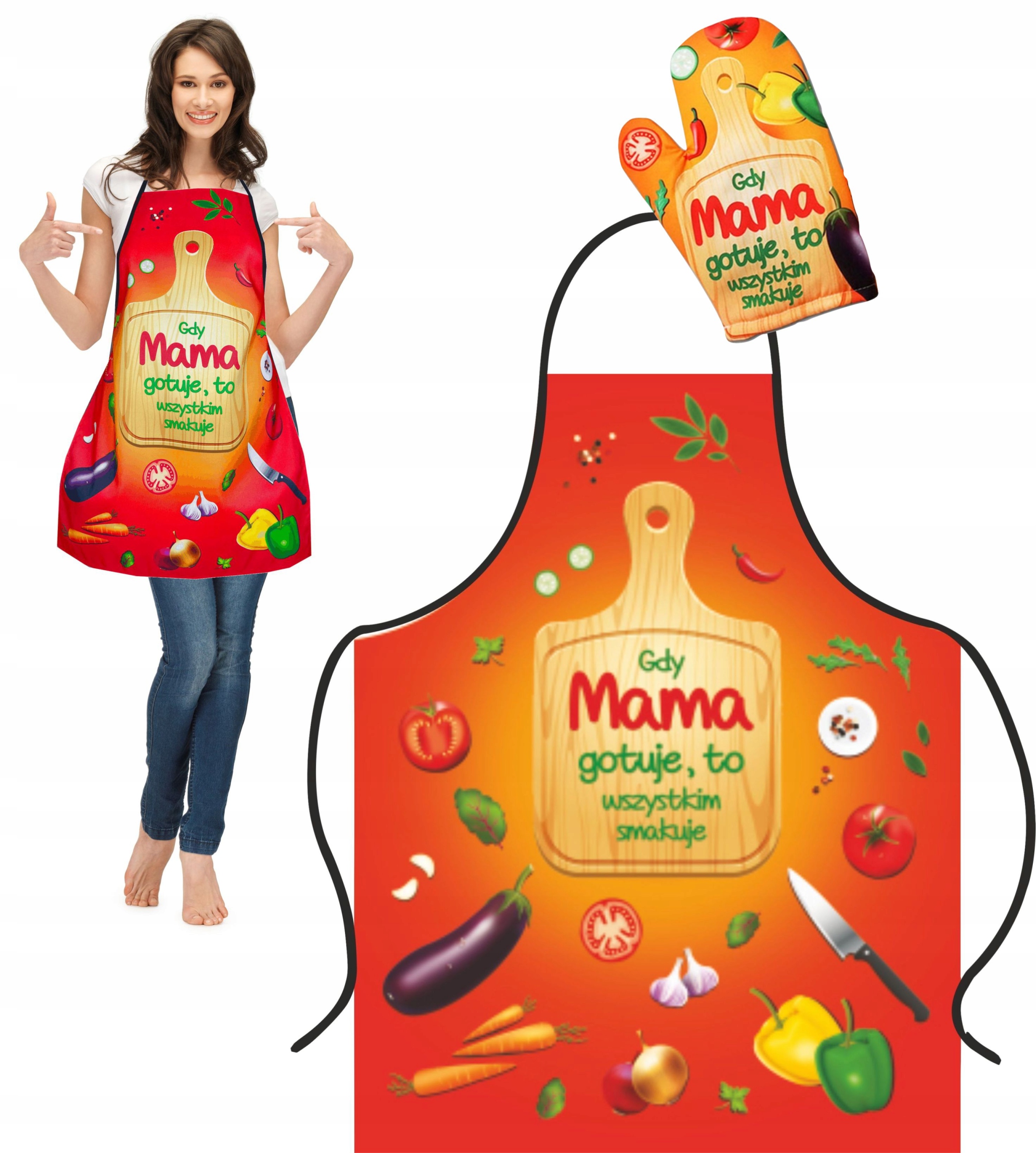 

Fartuch i Rękawica na Dzień Matki Ojca