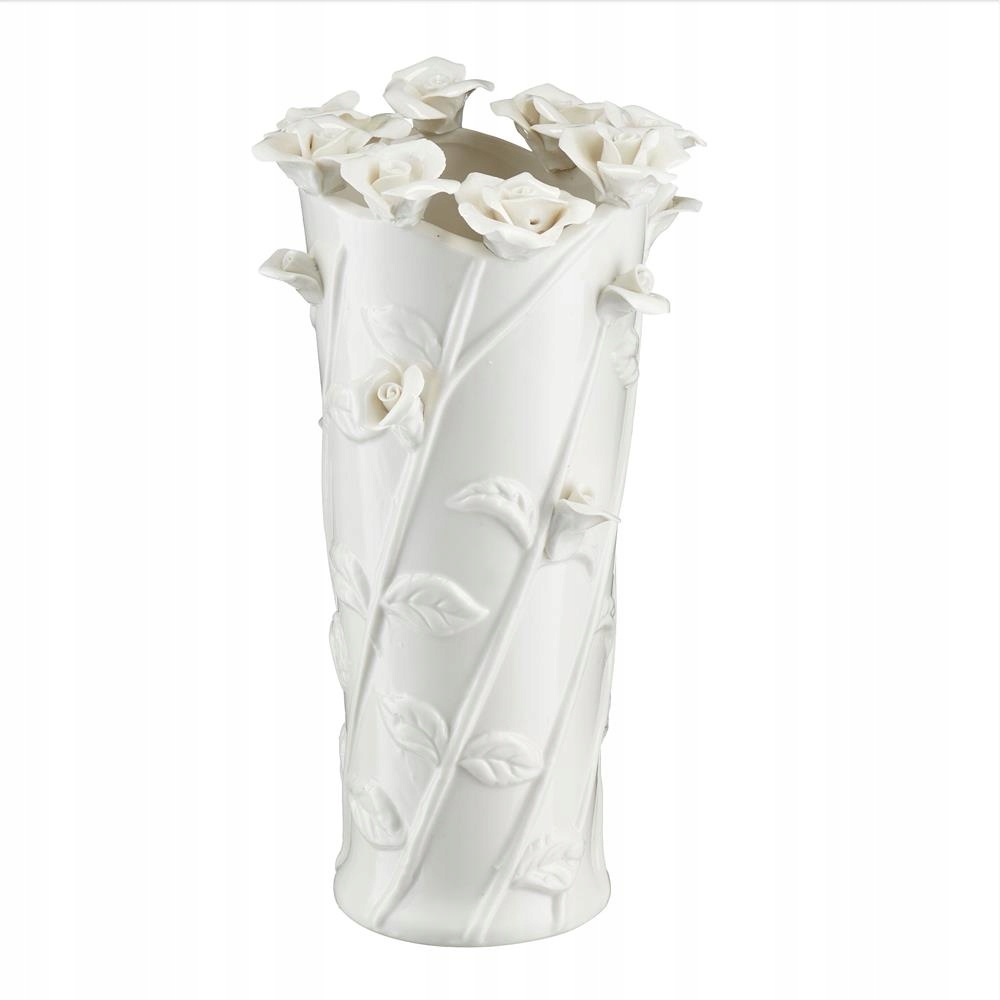 

Biały wazon porcelanowy 27 cm Verano Villa Italia