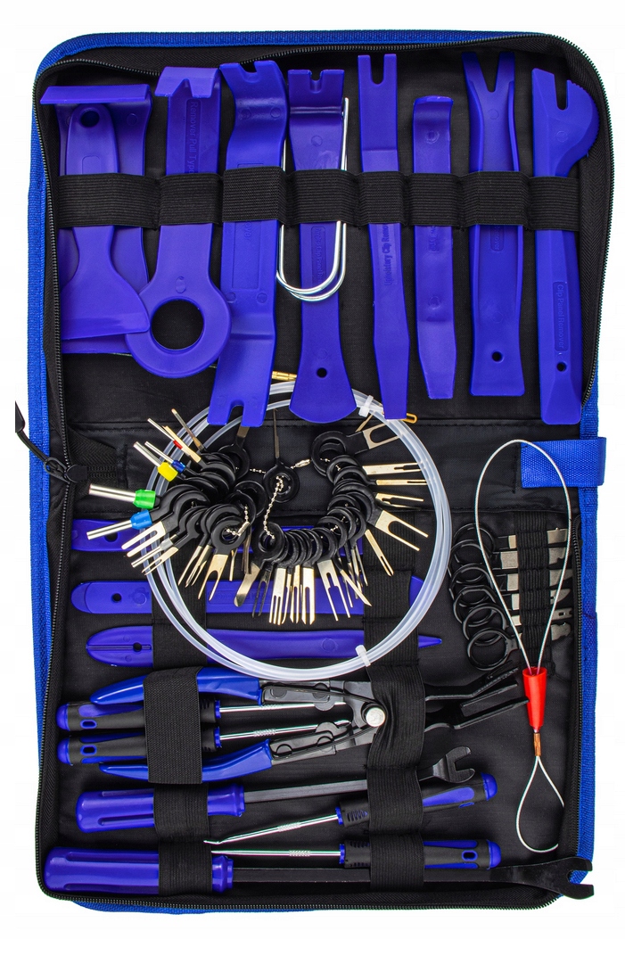 ŚCIĄGACZE DŹWIGNIE DO TAPICERKI ZESTAW DO DEMONTAŻU SPINEK RADIA PLASTIKÓW