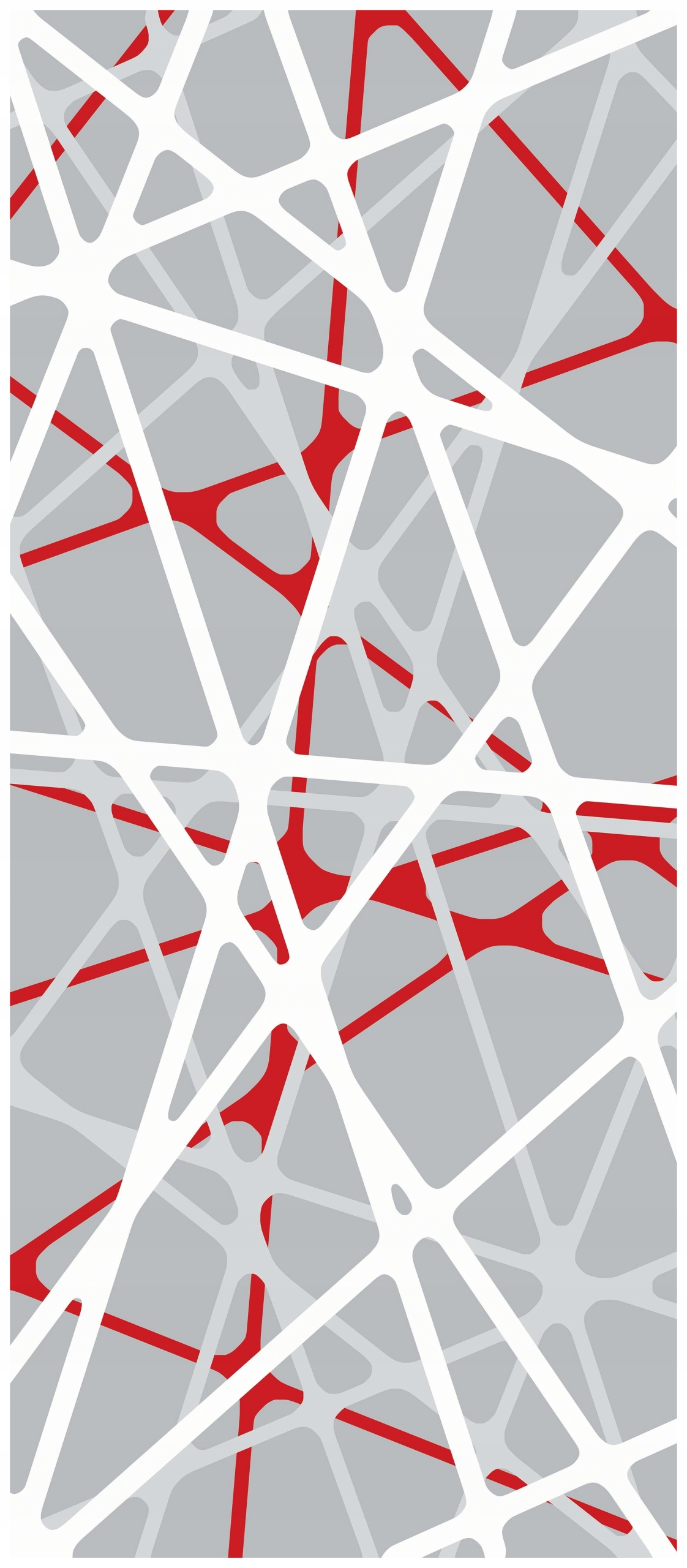 Samolepka Fototapeta Abstrakce linií červeno-šedá bílá 91x211
