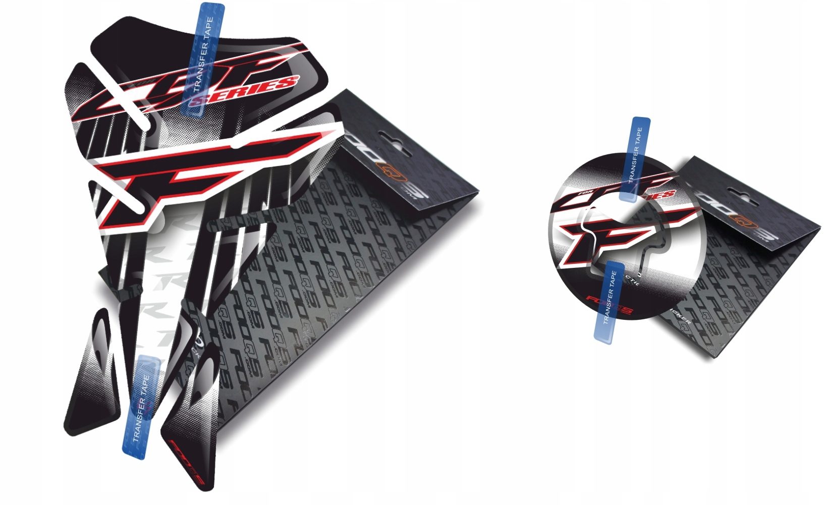 Tank-pad Cap-pad V1 od společnosti Fooqs pro Honda Cbf 125 250 Bílý