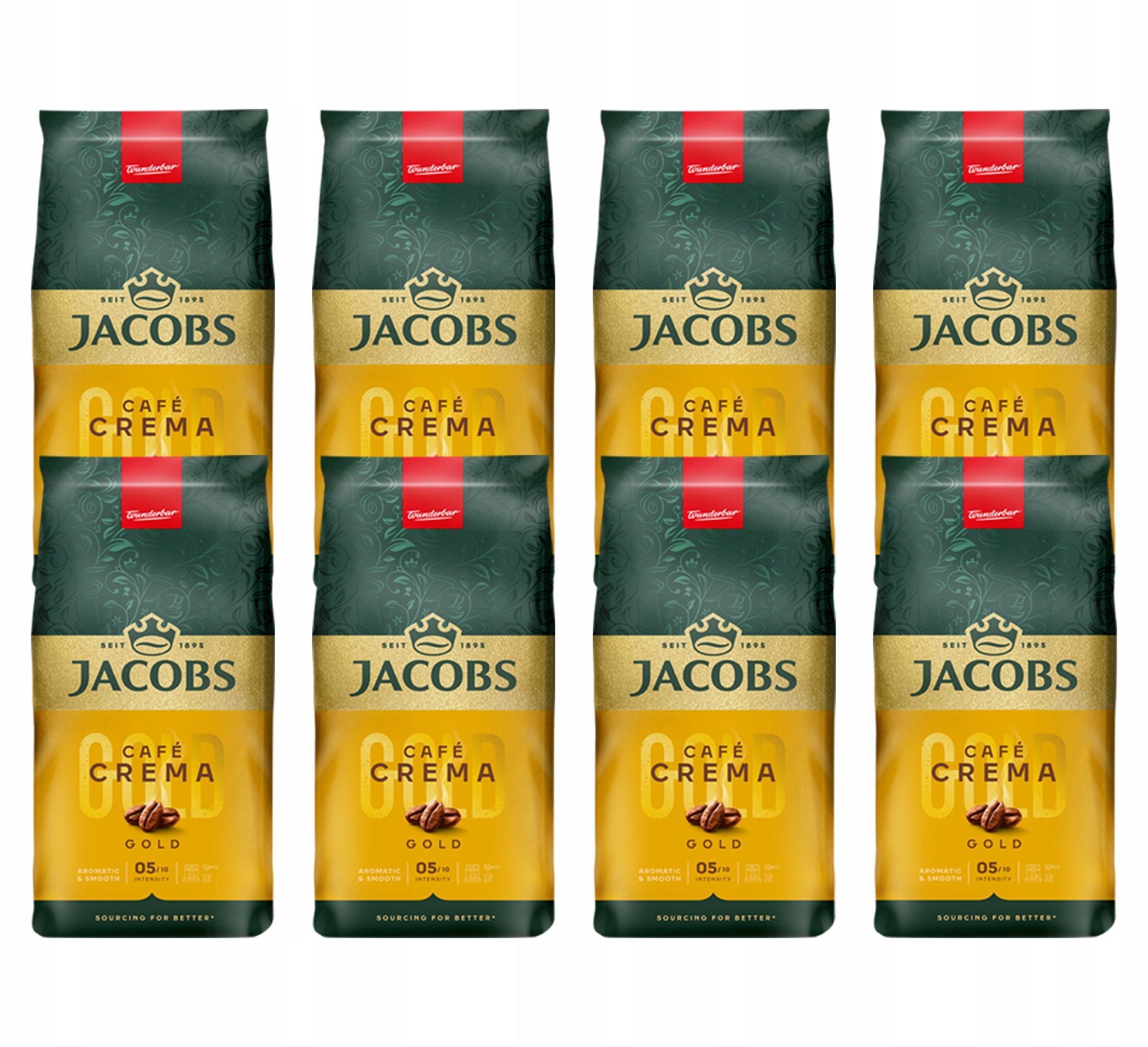 Kawa ziarnista Jacobs Crema 8x 1kg