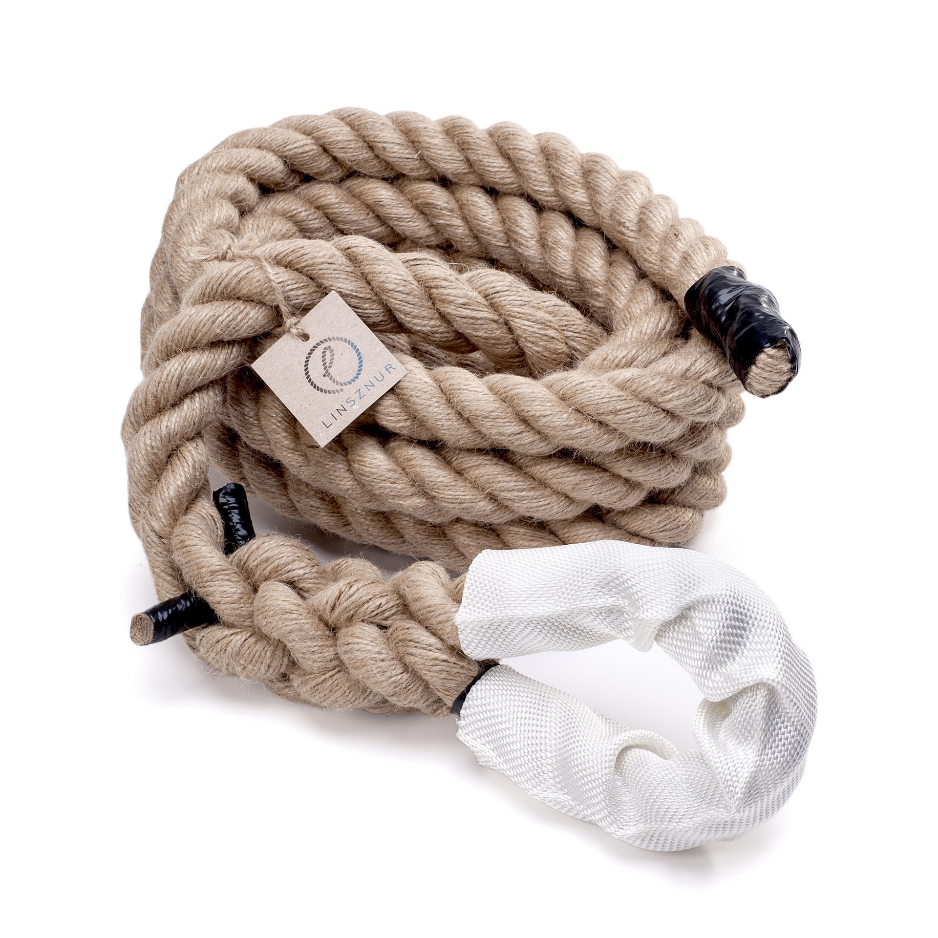 Jutové lano pro lezení a lezení tréninkové crossfitové dětské hřiště 40 mm 10 m