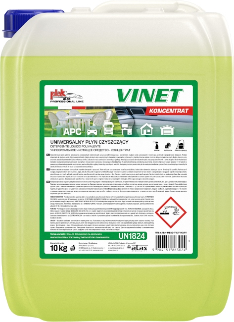 Atas Plak Vinet Do Czyszczenia Plastików Apc 10kg koncentrat