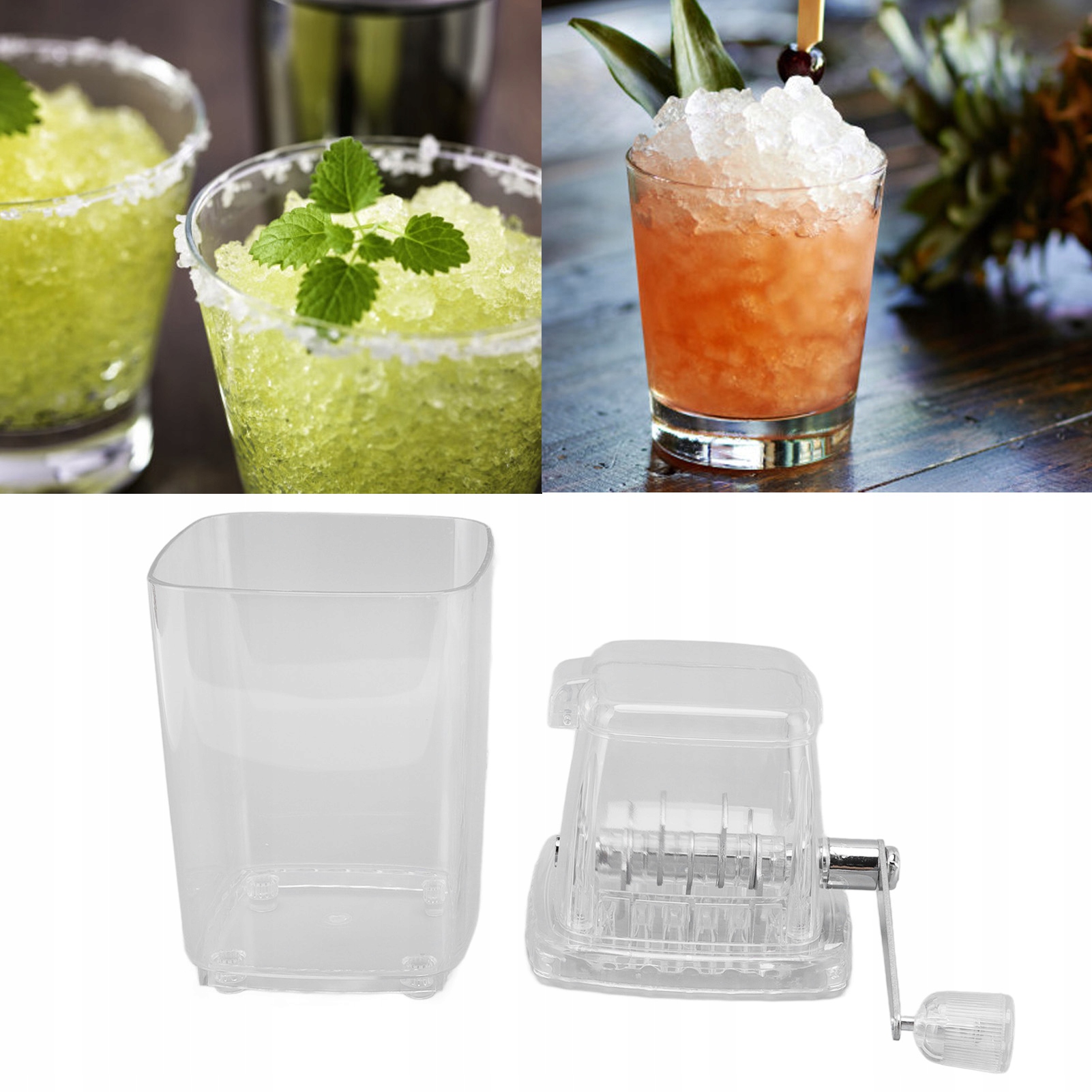 RĘCZNA KRUSZARKA DO LODU ROZDRABNIACZ STALOWE Rodzaj inny