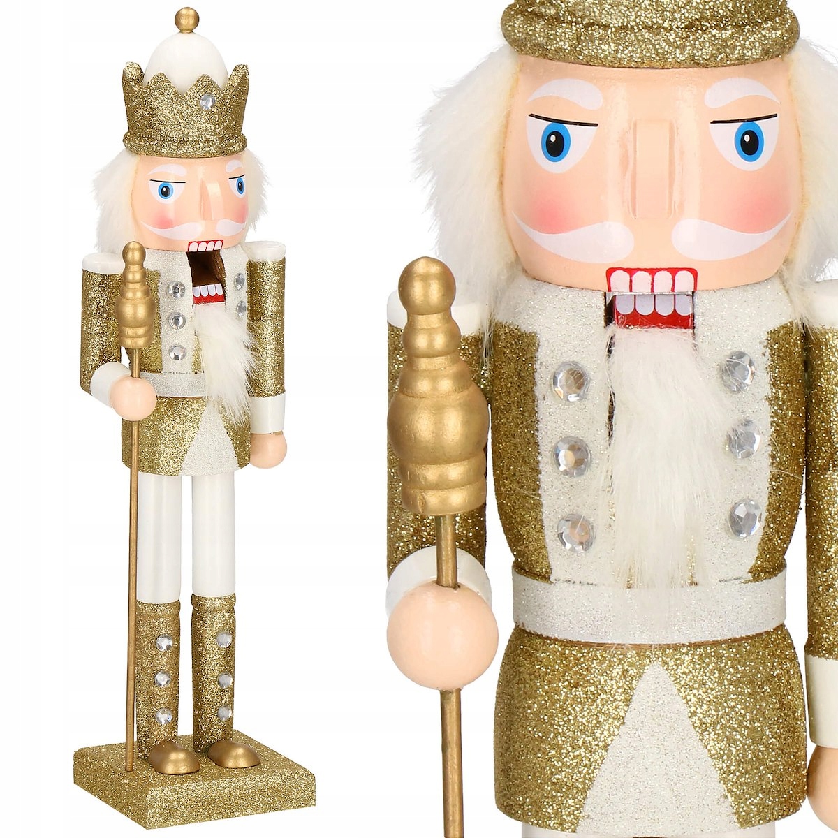 

Dziadek Do Orzechów Figurka Świąteczna 38cm Ozdoba