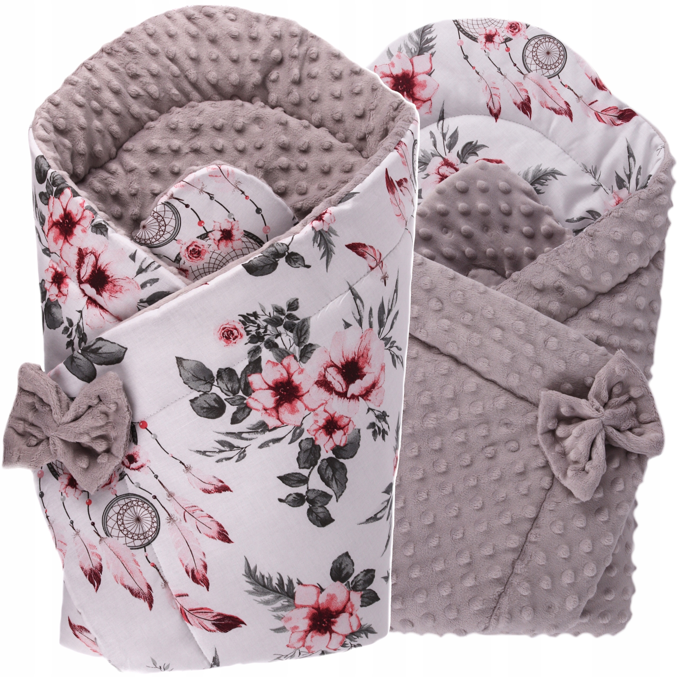 

123BABY Becik Rożek Niemowlęcy Minky Bawełna 80x80