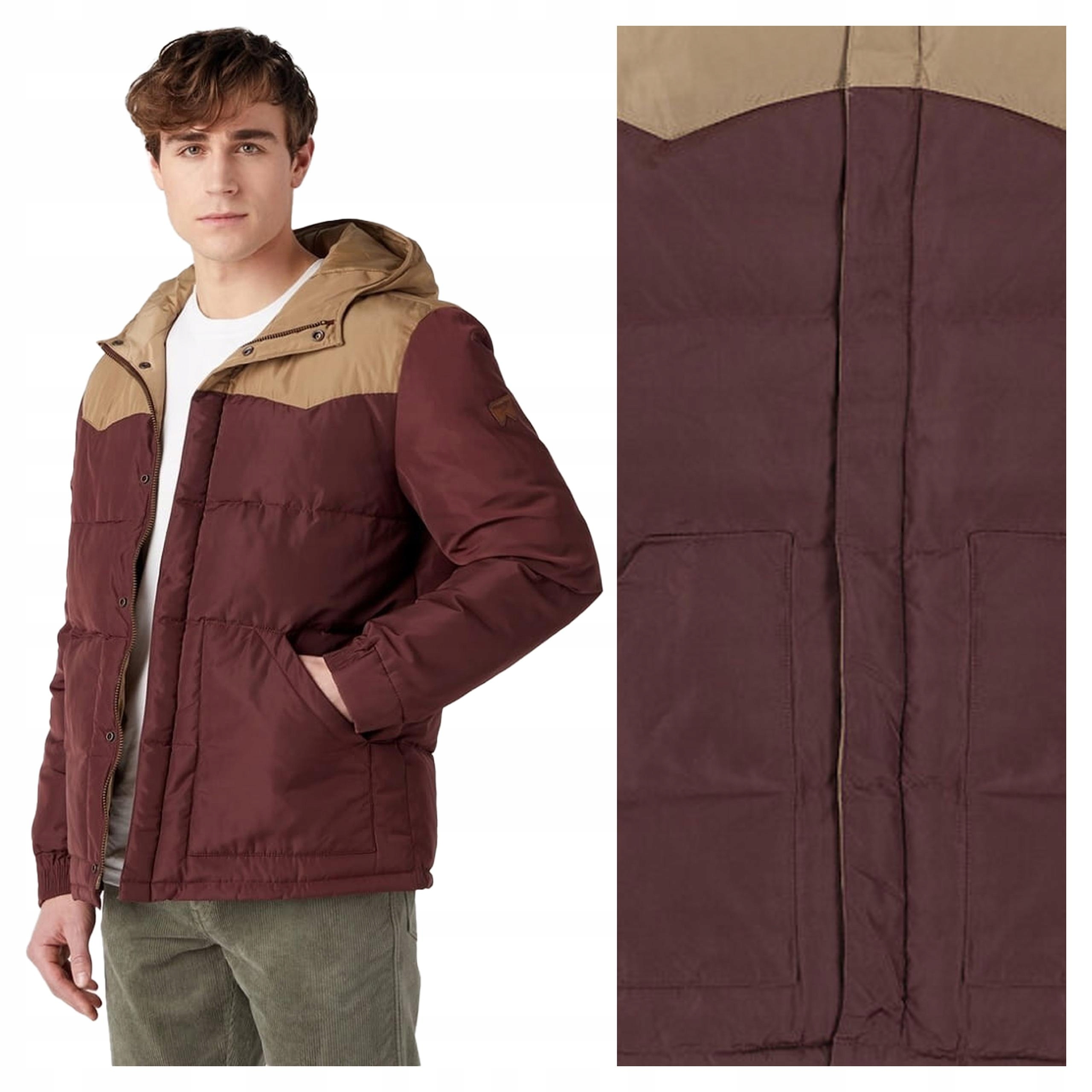 Wrangler Puffer Jacket Pánská Zimní Bunda Teplá XL