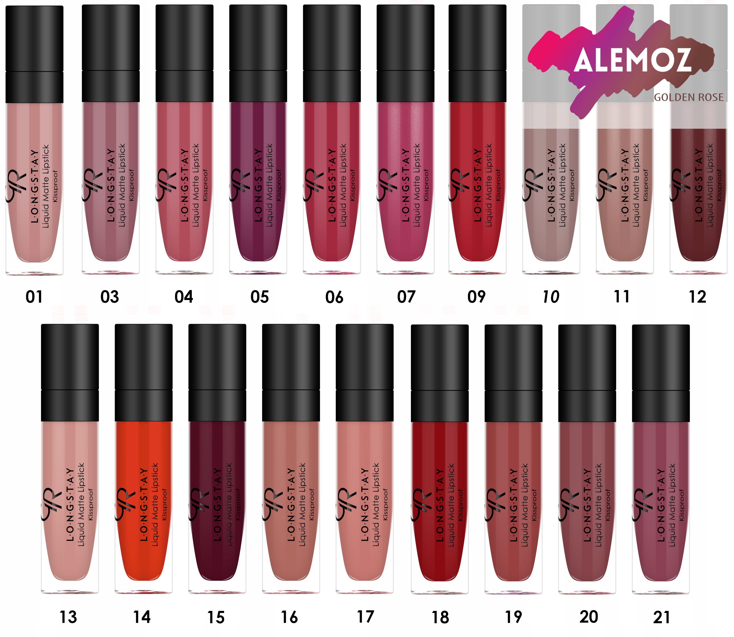 Golden Rose LONGSTAY LIQUID LIPSTICK Pomadka 20 Kod producenta R-MLL-20