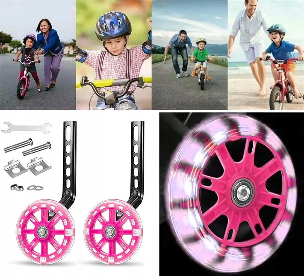 KÓŁKA KOŁA PODPOROWE BOCZNE DO ROWERU ROWERKA DZIECIĘCEGO NAUKI JAZDY EAN (GTIN) 5904665403839