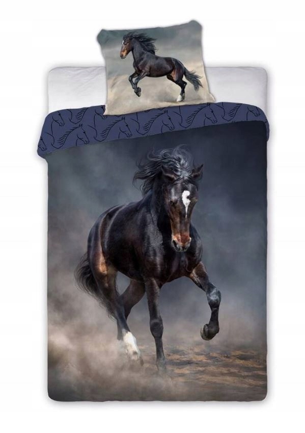 

135x200 Pościel Kot Psy Koty Koń Konie Horses 04
