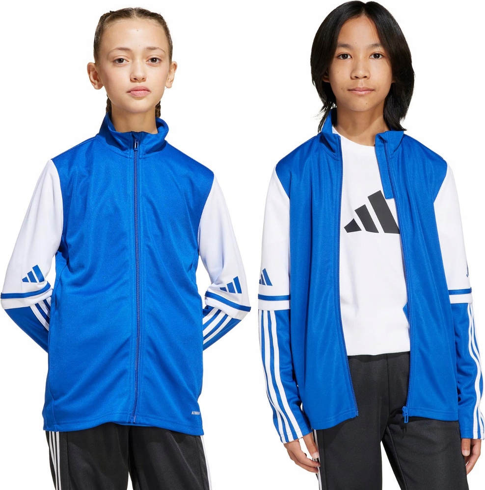 Dětská Mikina Adidas Squadra 25 Training Modro-bílá JD4798 vel. 116 cm