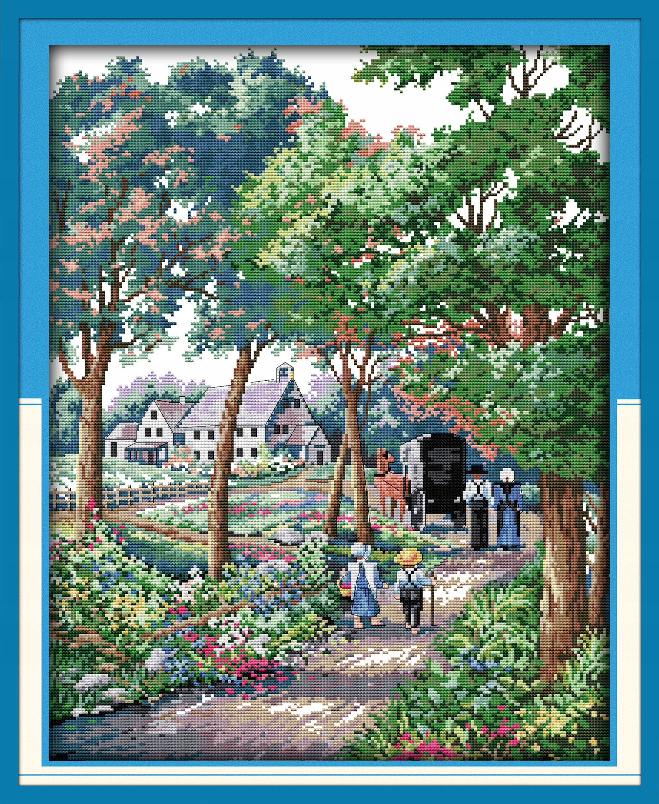 Kanva s potiskem sada (kanva, mulina)