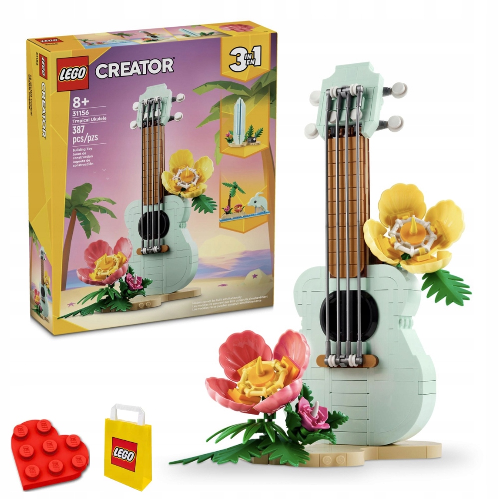 Lego Creator 3v1 31156 Tropické ukulele