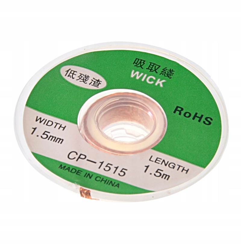 

Plecionka taśma rozlutownicza 1.5mm x 1.5m Yihua