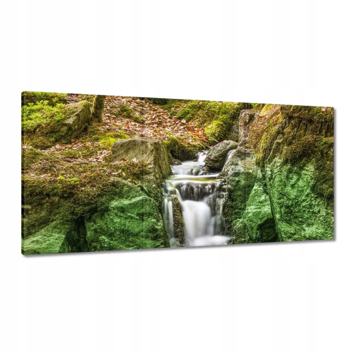 Obrazy 180x90 Vodopád Lesná kaskáda