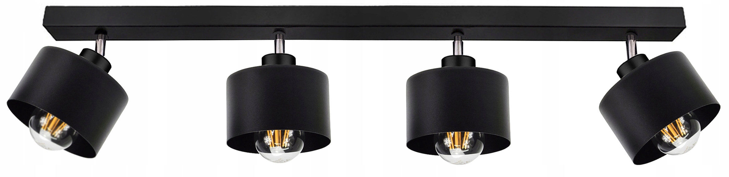 

Lampa Plafon Sufitowy PB-4PL Led, Loft , E27 Walec