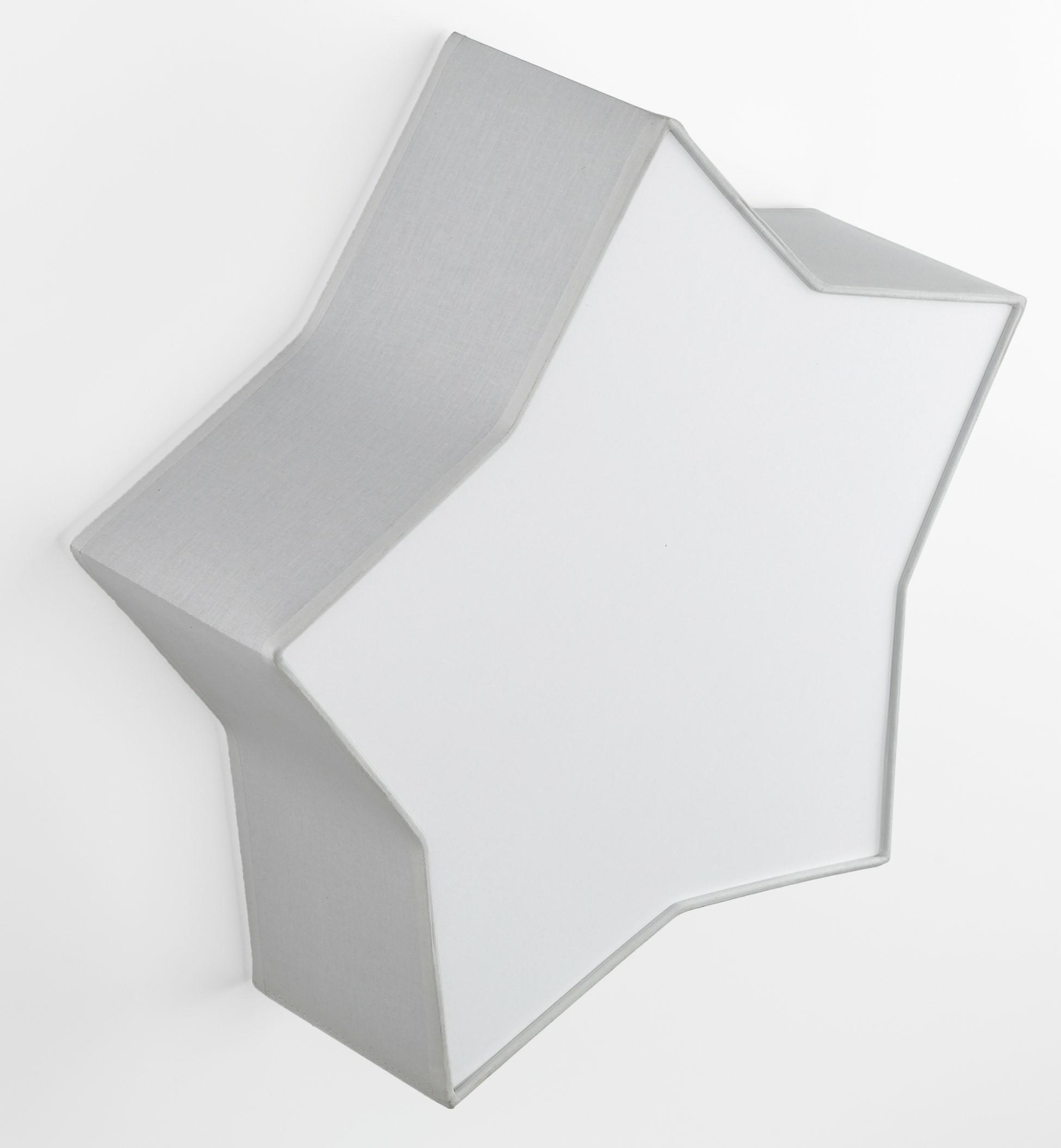 Stropné Svietidlo Star Šedý Abažúr 2xE27 Závesná lampa Moderná obývacia izba