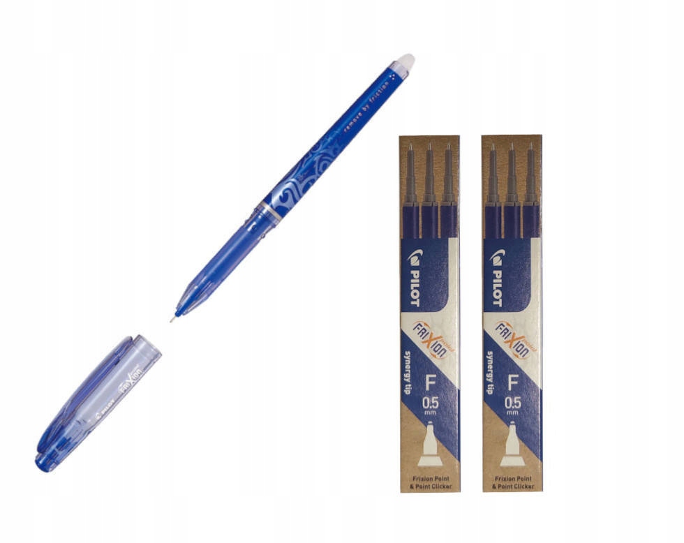 

Długopis FriXion ścieralny 0,5mm 6 wkładów Pilot