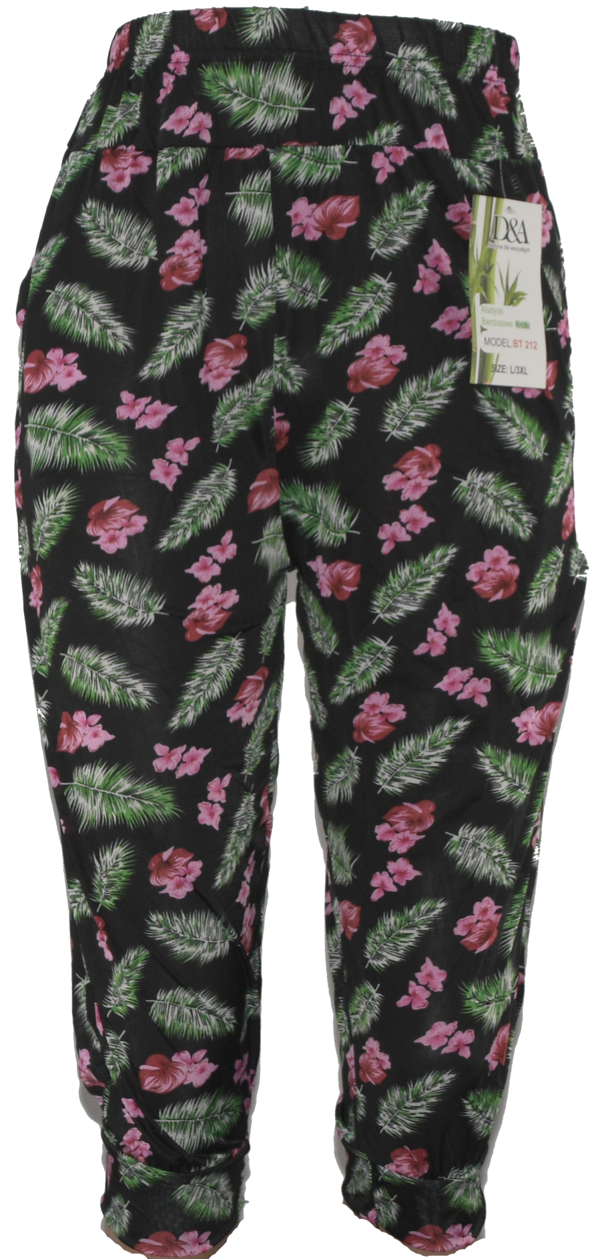 

Haremki Krótkie 3/4 Alladynki bambusowe r. 3XL/6XL