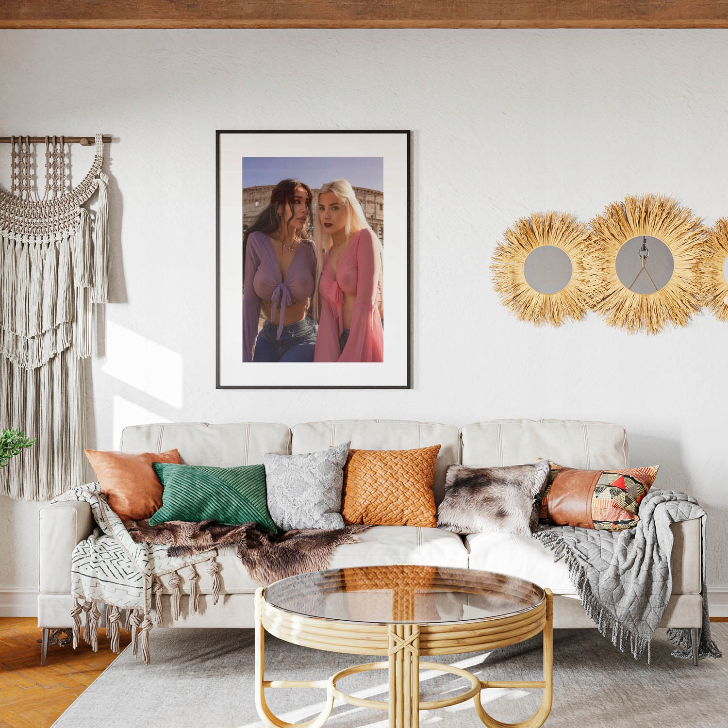 Plakat BEZ RAMKI A2 (40x50) wzór NAGIE PANIE 15 Nazwa Plakat-Prodej