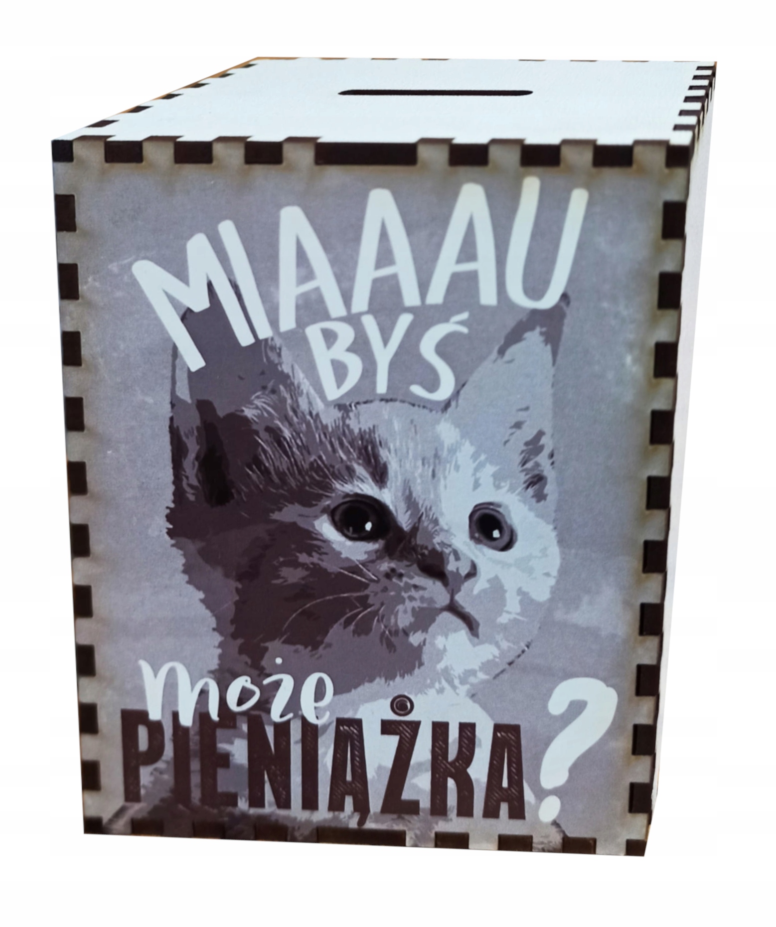 

Skarbonka Kotek Na Gotówkę Upominek Banknoty Kot