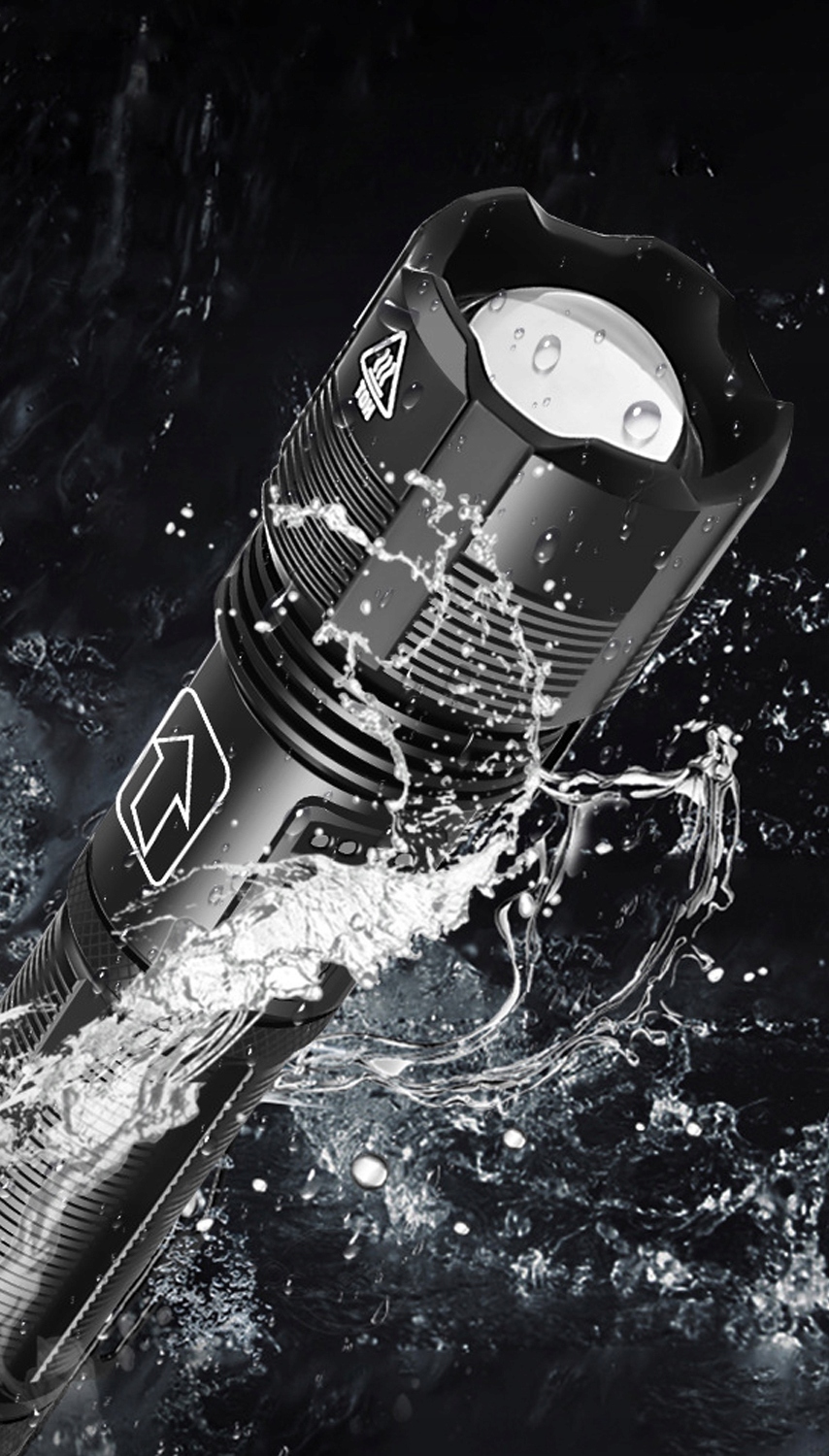 LATARKA LED TAKTYCZNA MEGA MOCNA NA AKUMULATOR XXL Marka SPI 55