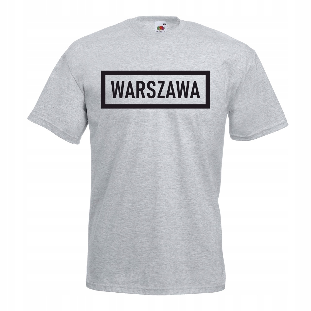 

Koszulka Warszawa stolica Polska S szara