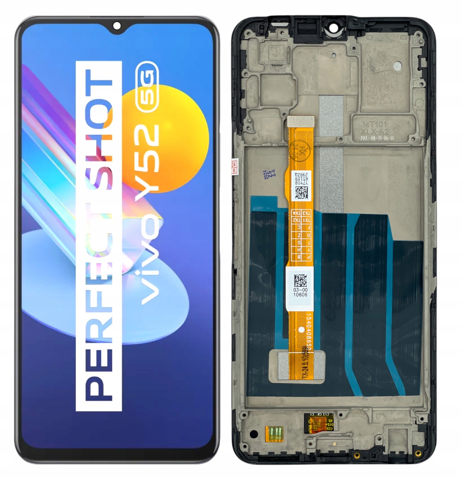 Displej Vivo Y52 5G LCD Rámeček Dotyk Premium