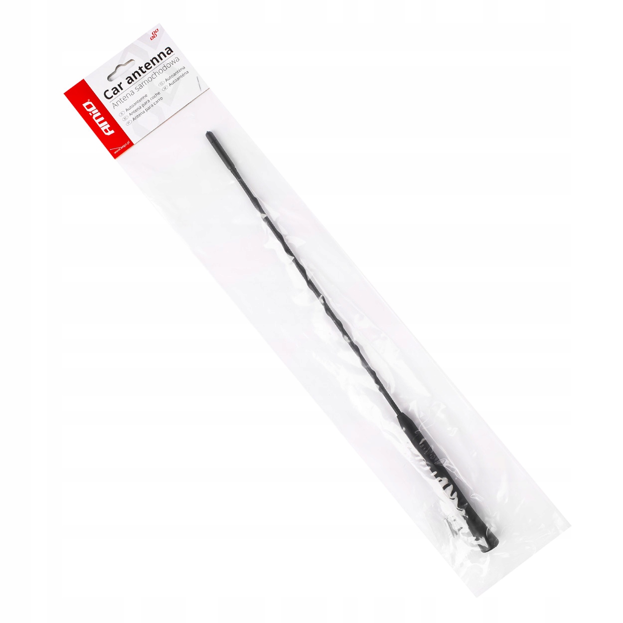 ANTENA SAMOCHODOWA BAT MASZT ADAPTER ANTM02 AMiO 41 cm 5 / 6 mm Model ANTM02