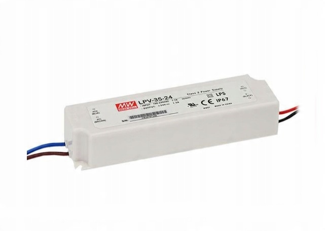 

Zasilacz wodoodporny Mean Well Lpv 60W 24V IP67