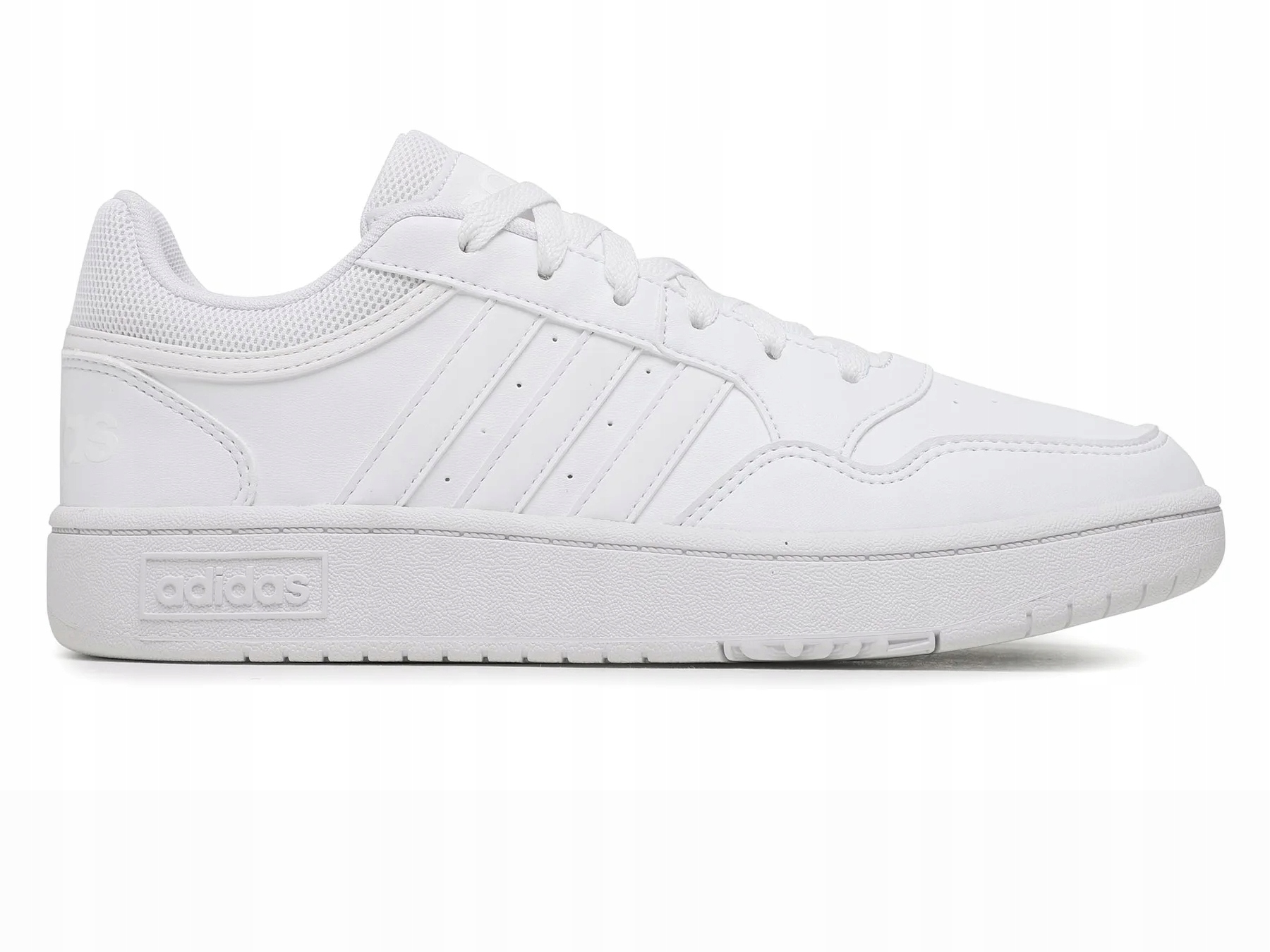 Boty Adidas Hoops GW0433 sportovní obuv bílá klasická 37,3