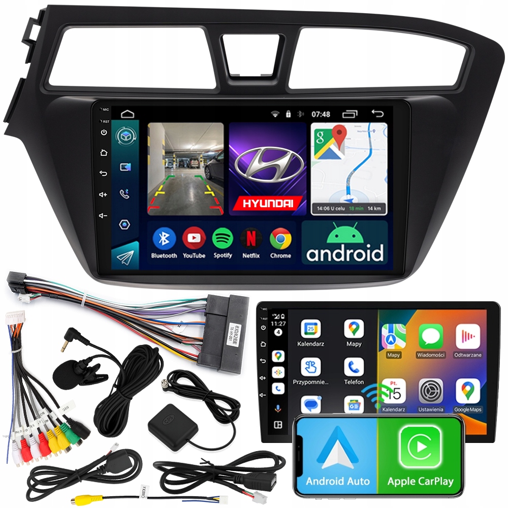 Radio Navigácia Android RS-305 Hyundai i20 II 2015-2017 2GB 9"